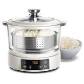 COOK WITH COLOR 3L rice cooker steaming rice with glass lid