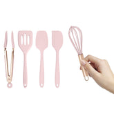 COOK WITH COLOR mini tong pink designed for precise, nonstick cooking