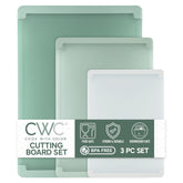 COOK WITH COLOR XL cutting board in sage offers versatile prep for large produce