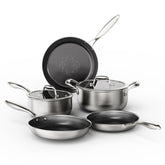 COOKER KING stainless steel cookware set in a modern kitchen for versatile everyday cooking.