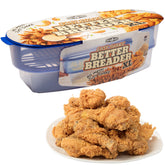 COOK'S CHOICE XL Better Breader Bowl assembly shows all-in-one breading station benefits