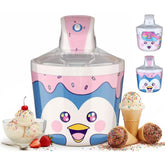 Cooler Concepts Penguin ice cream maker on countertop for quick family desserts