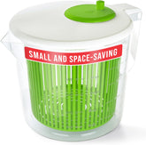 Cooler Kitchen Small Salad Spinner showing compact design, ideal for single servings.
