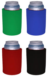 Coolie Junction old-school can cooler with thick foam keeps drinks colder longer.