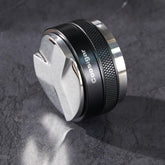 Coosigar 58mm coffee distributor top view for even tamping and consistent extraction