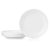 Corelle Vitrelle 8 piece dinner plates Winter Frost White for everyday meals