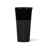 Corkcicle Disney Tumbler Darth Vader design side view keeps beverages cold during commutes.