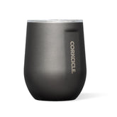 Corkcicle Stemless Wine Tumbler keeps drinks cold for 6 hours, ideal for poolside sipping.