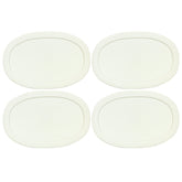 CorningWare F-15-PC lid 4-pack for 15oz oval dish, BPA-free and dishwasher safe.