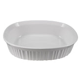CorningWare FS12 oval bakeware dish, ideal for casseroles and even heating.