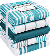 Cotton Clinic assorted towels front view highlighting absorbent kitchen drying capability