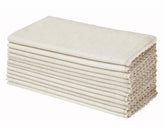 COTTON CRAFT Delilah linen napkins with natural lace edges elevate elegant table settings