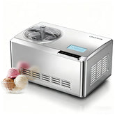 COUPLUX Ice Cream Maker front view for compact countertop convenience and quick desserts.