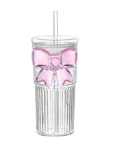 Cozifycasa glass cups with lids and straws for iced coffee, preserves flavor.