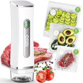 COZII Food Saver vacuum sealer with a visible water tank for mess-free sealing