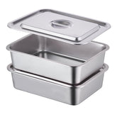 CozyState 4-inch deep lasagna pan with lid keeps leftovers fresh.