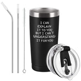 Cpskup insulated tumbler front view, ideal gift for engineers.