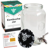 Craft A Brew kombucha jar with dispensing valve for mess-free pouring.