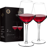 Crayline plastic wine glasses 2-pack show crystal-clear appearance for outdoor entertaining.