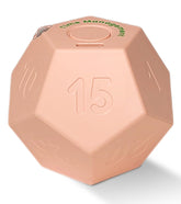 CreaViva Cube Timer in rose pink, front view, compact time management for study.