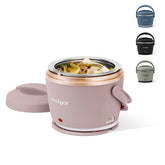 Crock-Pot 20-ounce lunch box in blush pink keeps meals warm on the go.