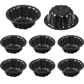 CTOSREE flower-shaped fluted mini cake pan for cute cupcakes and easy release.