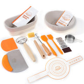 CUBEDAY Banneton round basket 9-inch helps shape dough for even rise and blistered crusts