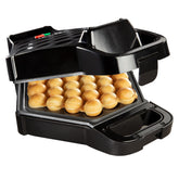 CucinaPro Bubble Waffle Maker close-up showing non-stick surface for easy release.