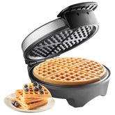 CucinaPro waffle maker with nonstick coating for easy release and quick cleanup.