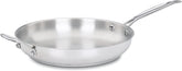 Cuisinart 12-inch open skillet with helper handle for easy maneuvering and even heating
