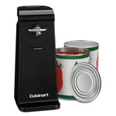 Cuisinart CCO-75 side-cut can opener on a stable base for steady use.