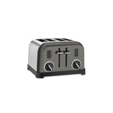 Cuisinart CPT-180BKS Classic toaster front view with stainless steel finish and wide slots
