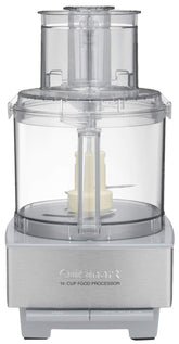 Cuisinart DFP-14CGRY bowl with 14-cup capacity for batch prep.