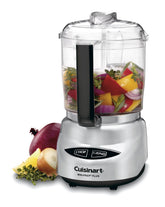 Cuisinart Mini-Prep Plus 4-Cup bowl in brushed stainless for quick chopping.