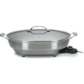 Cuisinart Oval Electric Skillet with 12x15 nonstick surface for easy, low-fat family meals.
