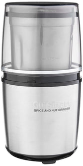 Cuisinart spice-and-nut grinder stainless-steel blades grind spices evenly for fresh flavor.