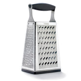 Cuisipro stainless steel cheese grater with handle for effortless grating