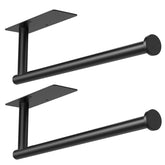 CUXIXA under-cabinet paper towel holder with adhesive on tile wall for quick cleanup
