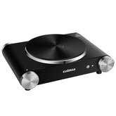 CUSIMAX electric hot plate in dorm room setup for quick meals.