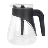 CutieClub 12-cup glass carafe front view for Ninja compatibility and steady pouring.