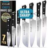 Cutluxe 8-inch chef knife for precise slicing with balanced grip