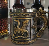 CUZOKOLA Medieval Dragon Mug 14oz with bold dragon motif for D&D nights