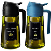 CXINYI olive oil dispenser bottle with spray for even coating.
