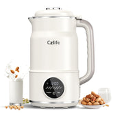 Czlife N7 nut milk maker pouring a 50oz batch for family use