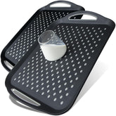 Czlizdyt set of 2 nonslip serving trays with handles for easy carrying