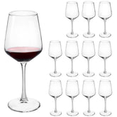 CZUMJJ wine glasses 12oz set on a table for elegant dining.