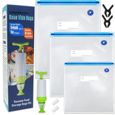 Daarcin sous vide bags 8.3x8.7in, compact portions stay fresh