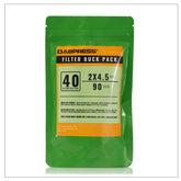 DABPRESS tea filter bags 40-pack for loose leaf tea and herbal blends