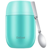 DaCool Food Thermo 16oz jar closed keeps meals hot or cold on the go.