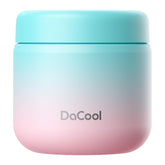 DaCool Kids Thermo front view, compact lunch jar for school.